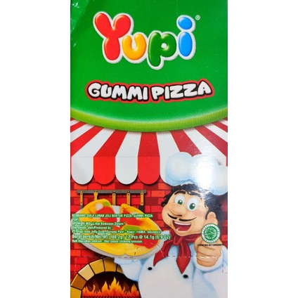 

YUPI GUMMI PIZZA 169.2Gr