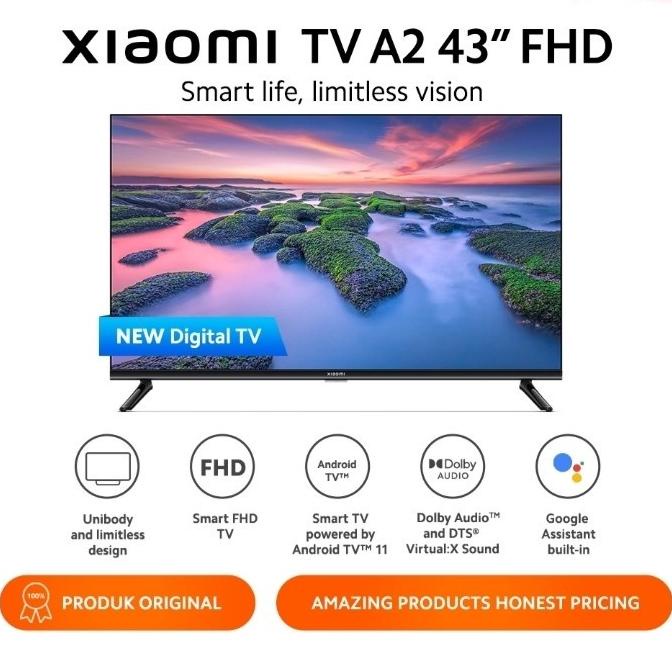 Xiaomi TV A2 FHD 43" | TV Xiaomi 43 Inch A2 FHD Smart TV Android