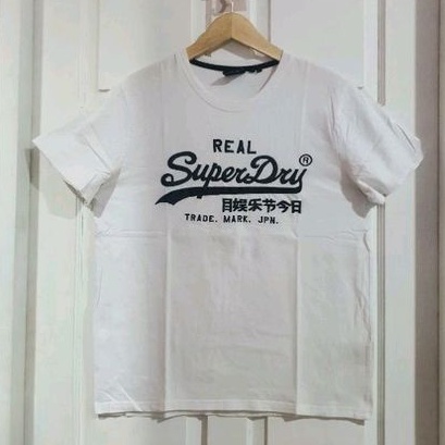 Kaos Pria Superdry Pria White Original