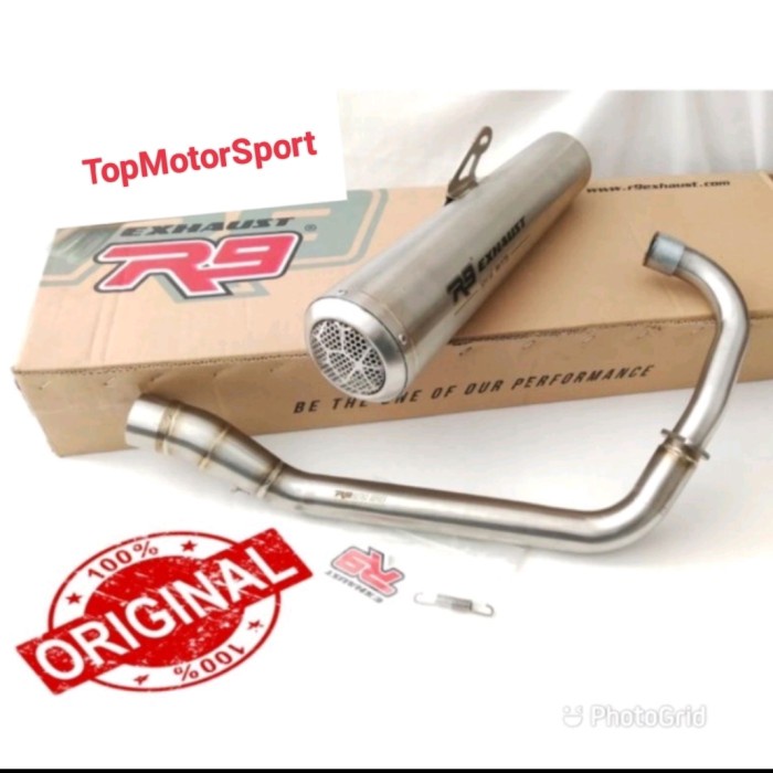 Exhaust R9 Knalpot Motor Xsr / W 175 Retro Series Full Simtem Ori R9