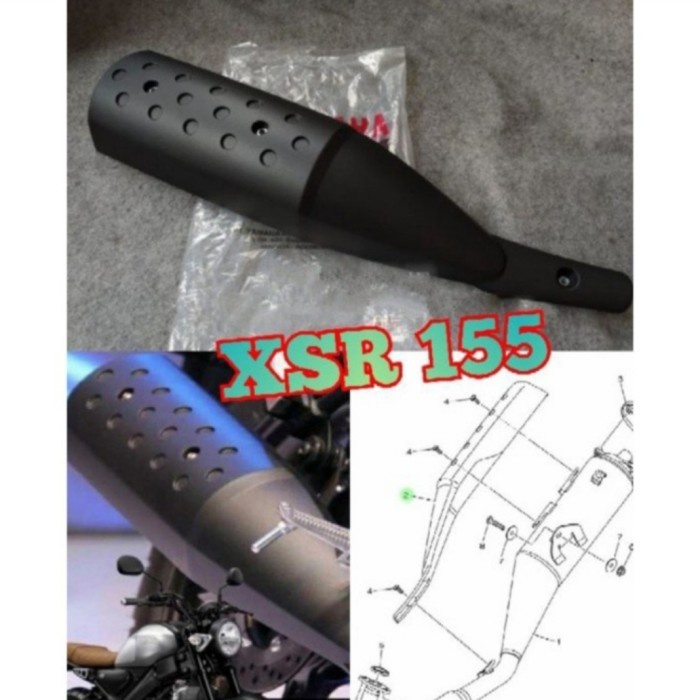 Tameng Knalpot Yamaha Xsr 155 Original