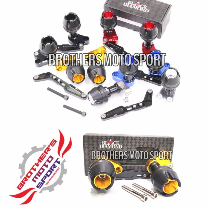 Jalu Pelindung Knalpot Black Diamond Pcx160 Frame Slider Pcx 160