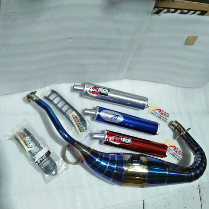 Knalpot Aitech Original Bluemoon Pelangi Silincer Warna Ninja Rr R Ss