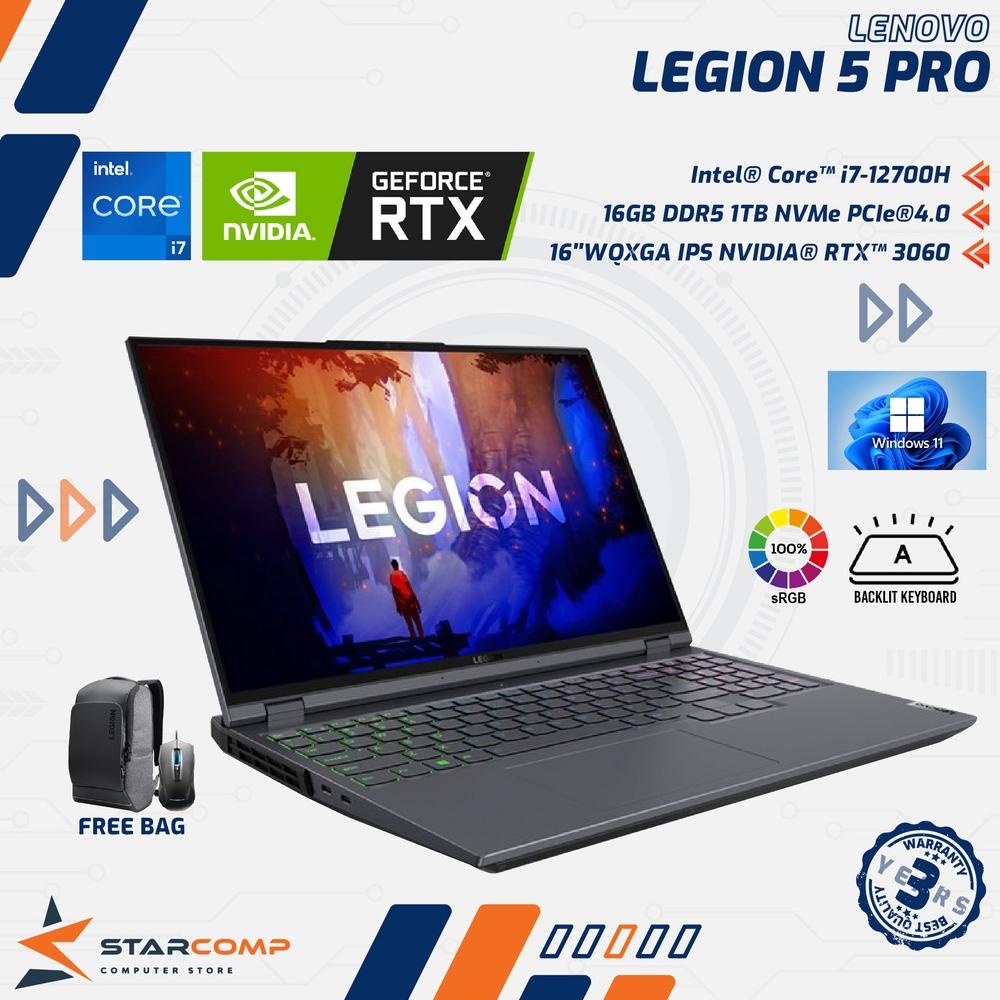 LENOVO Legion 5 Pro i7-12700H 16GB 1TB SSD RTX3060 16" QHD 240Hz sRGB