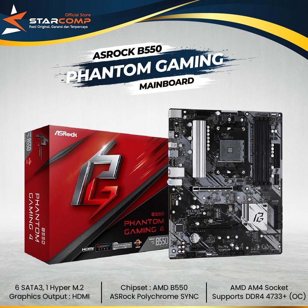ASRock B550 Phantom gaming 4 AM4 DDR4