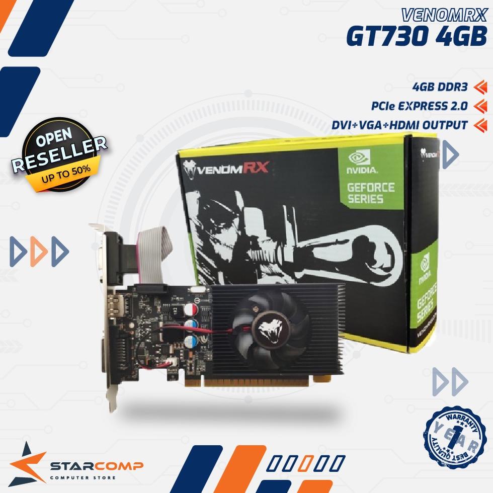 VENOMRX NVIDIA GeForce GT730 128 bit ddr3 VGA GT 730