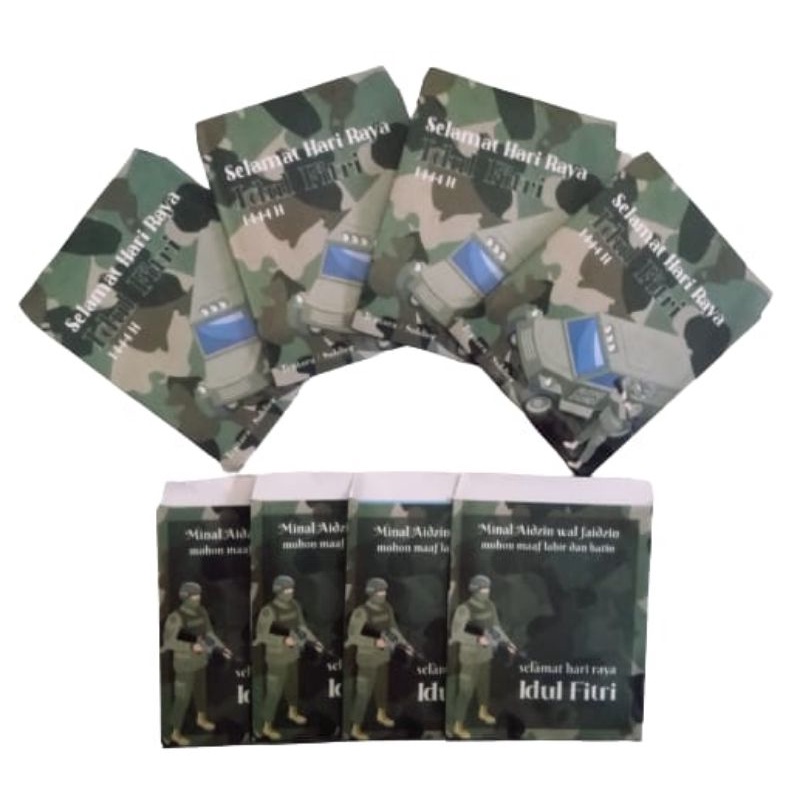 

1 set isi 8 AMPLOP LEBARAN tentara idul fitri size kecil VIRAL MURAH