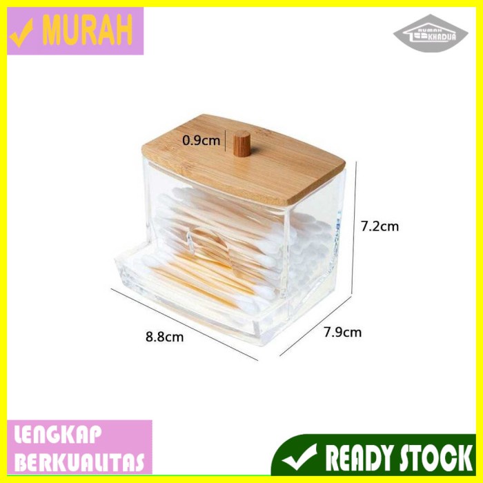 

Terlaris Kotak Cotton Buds Organizer Swab Container Transparent
