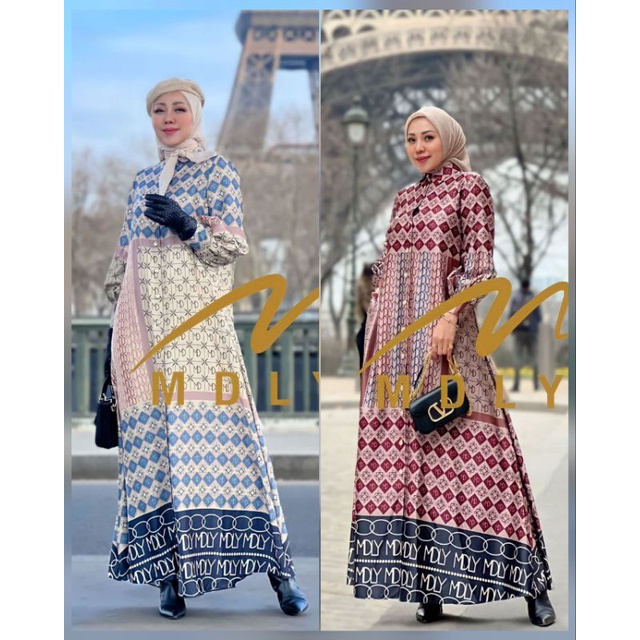 Marvella Monogram Dress by MDLY