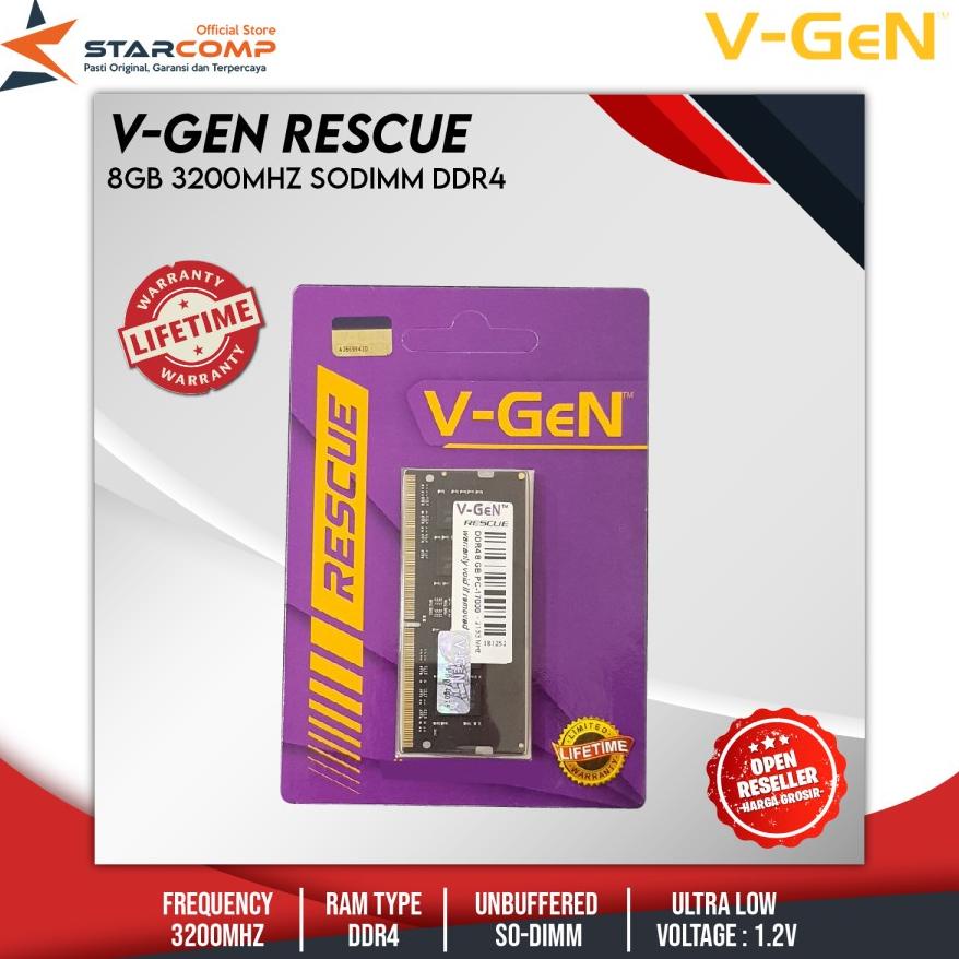 SODIMM V-GEN DDR4 8GB DDR4 PC 3200
