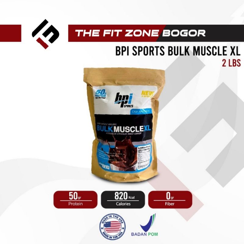 BPI Sports Bulk 2 Lbs Muscle XL Gainer Weight Gainer