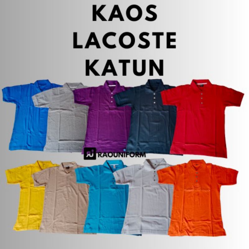 Kaos Katun Lengan Pendek/Baju Kaos Laki-laki/Kaos Polo Katun Pendek/Baju Polo Pria/Kaos Pria Polos Lengan Pendek/Kaos Custom Bordir