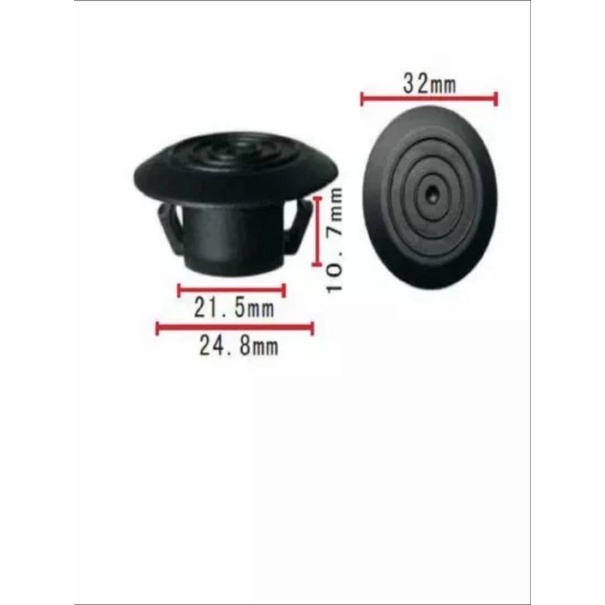 klip bawah side skirt toyota