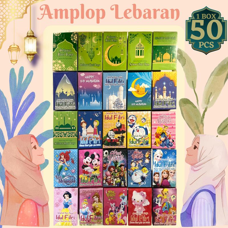 

Amplop Lebaran isi 50 pcs karakter LUCU