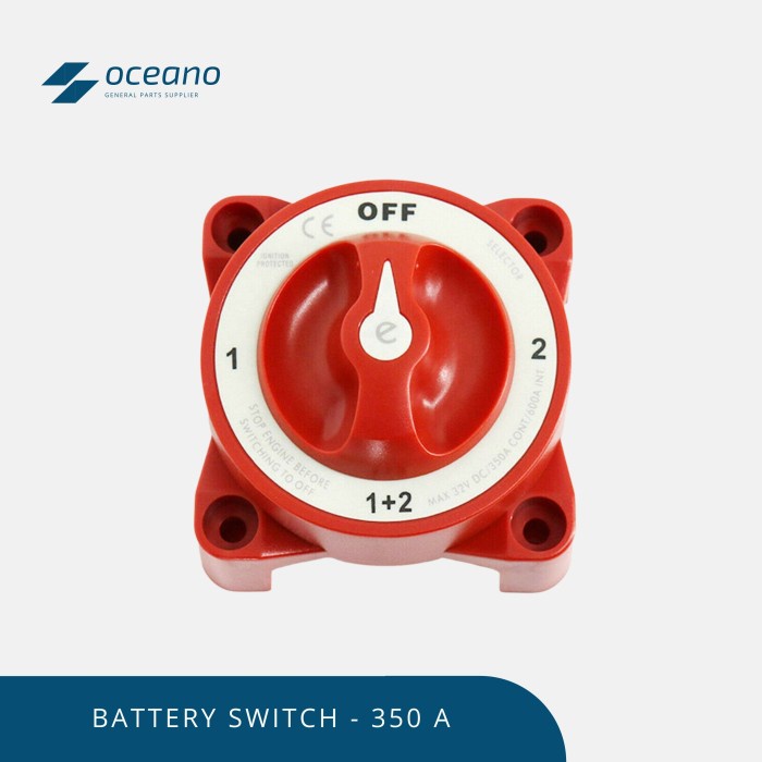 Limu Cut Off Battery Switch 350A 4 Position Marine Battery Switch