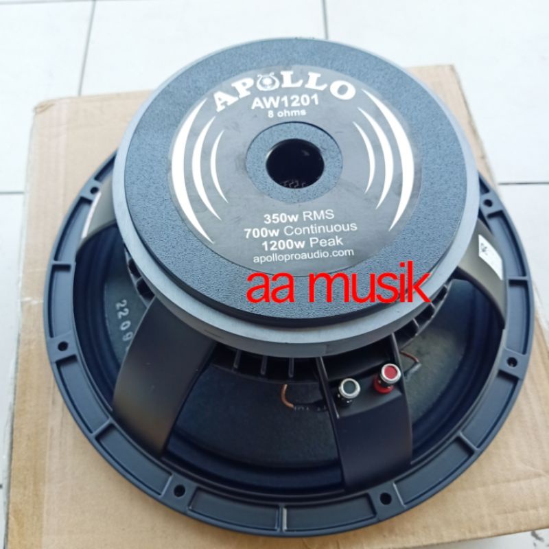 SPEAKER COMPONENT APOLLO AW1201 MID LOW 12 INCH BAHAN BABET AW 1201