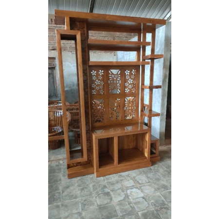 Bufet Partisi Jati- Partisi Penyekat Ruangan