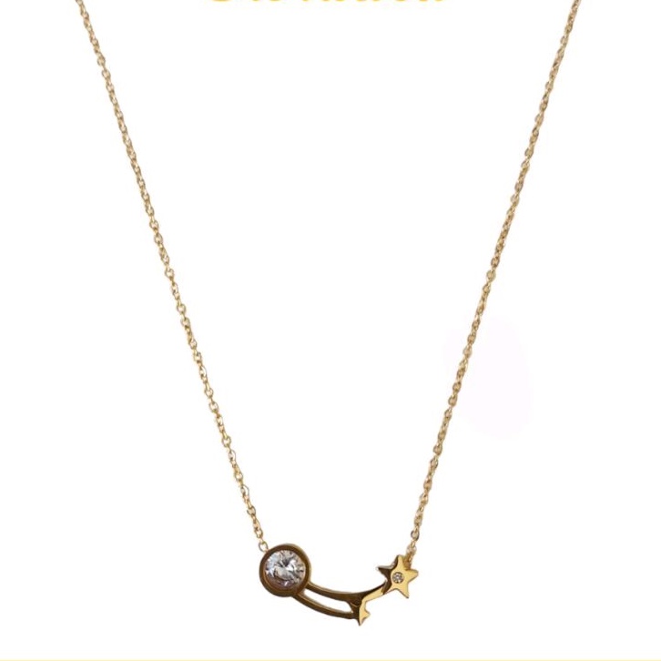 kalung liontin bintang permata