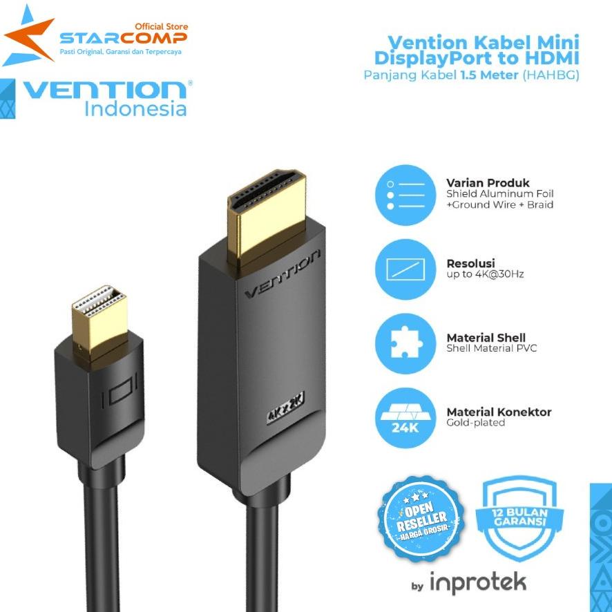Vention Kabel Mini DP DisplayPort to HDMI