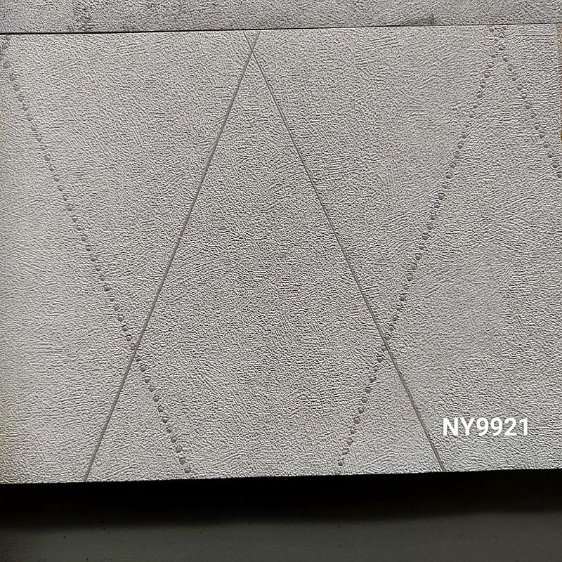 Wallpaper Dinding Acian Minimalis Timbul List Geometri