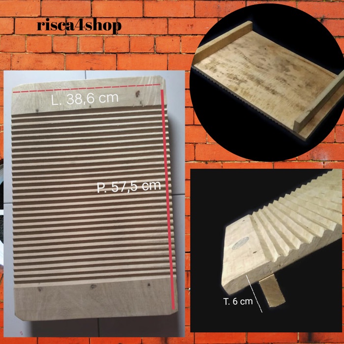 Gilesan / Penggilesan / Papan Cuci Kayu Kamper - BESAR