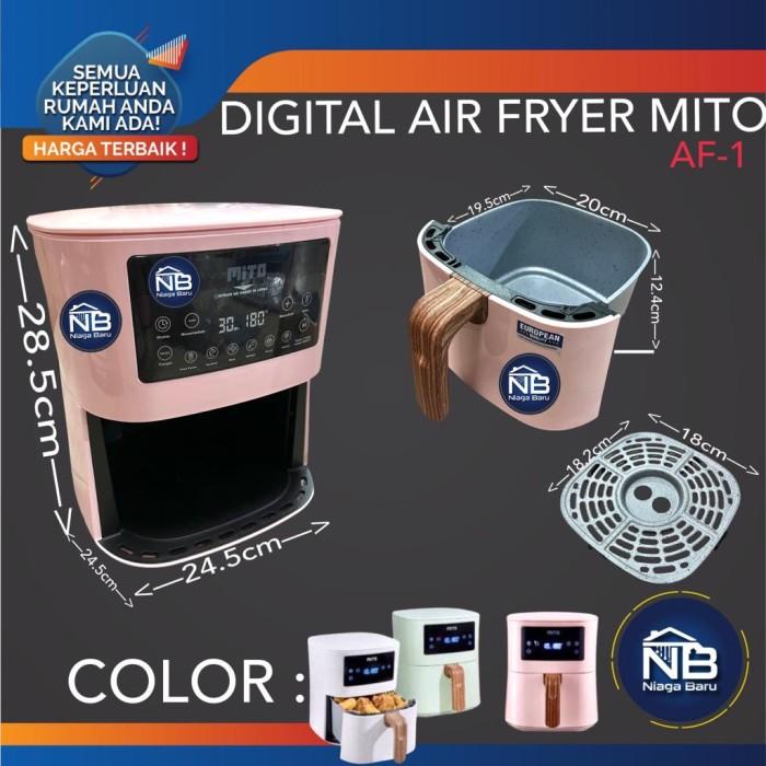 Digital Air Fryer Mito AF 1 4 Liter Original Mito AF1