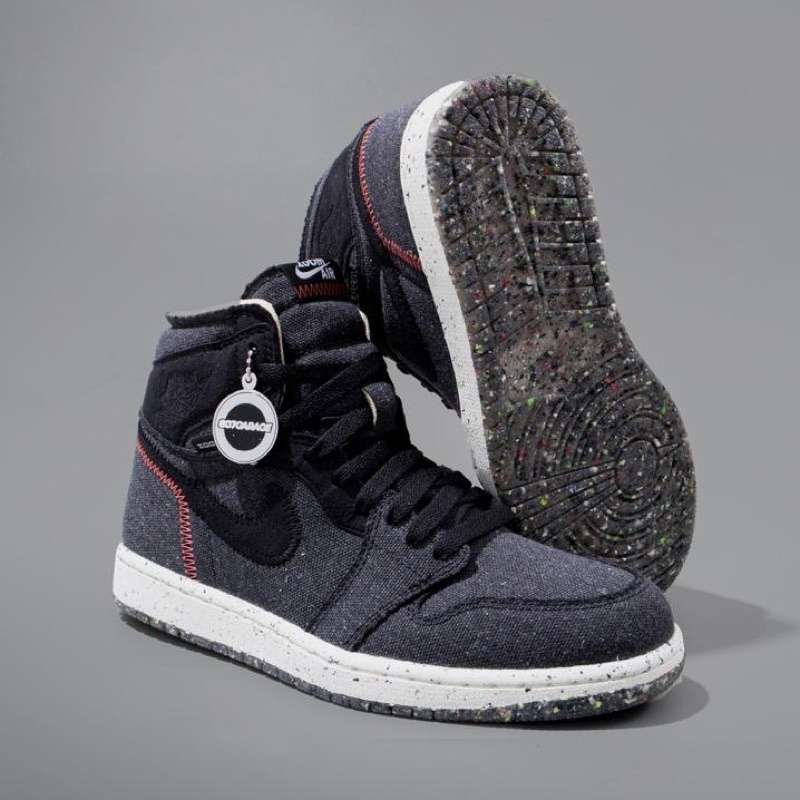 Air Jordan 1 High Zoom Crater Black