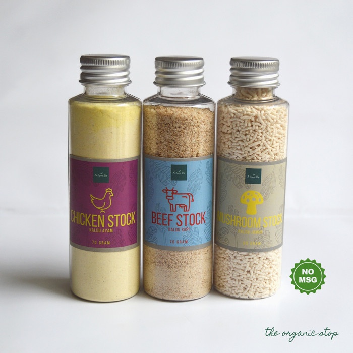 

(HEMAT) TheOrganicStop Paket Kaldu Ayam + Sapi + Jamur No-MSG (3botol)