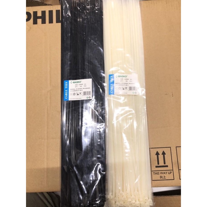 

Terlaris Klip Kabel Cable Tali Ties Tis Tebal 4,8X500 Mm 50 Cm Masko