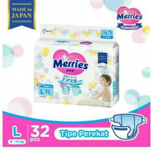 merries premium tape tipe perekat l32 l 32 l-32 dpb01
