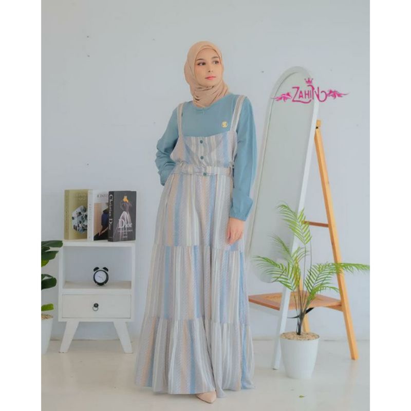 ELVINA DRESS ORI ZAHIN/GAMIS SALUR ORI ZAHIN