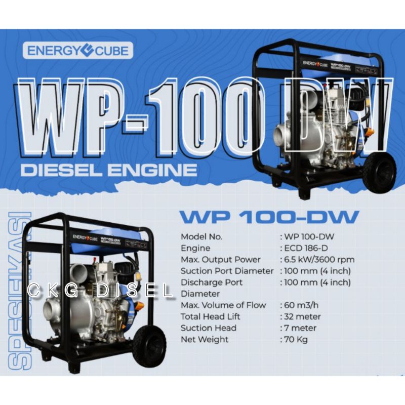 Pompa Air Diesel Alkon 4 INCH Diesel AIPOWER Kualitas Terbaik