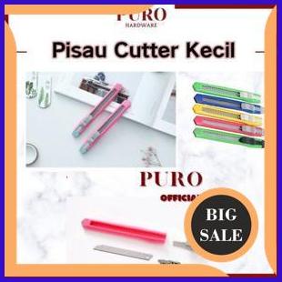 

PURO Cutter, pemotong, pisau, cutter transparan warna, alat potong sparepart 54PR23