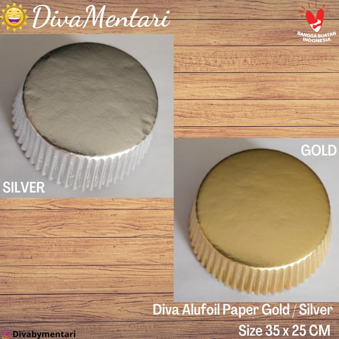 

Diva Alufoil Paper Gold / Silver Size 35 x 25 CM