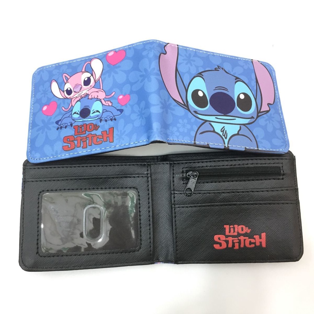 Sera Stitch Stitch Monster Kecil Boogie Boo Komik Cetak Pasangan Dompet Hadiah Ulang Tahun Anime Dompet Hadiah