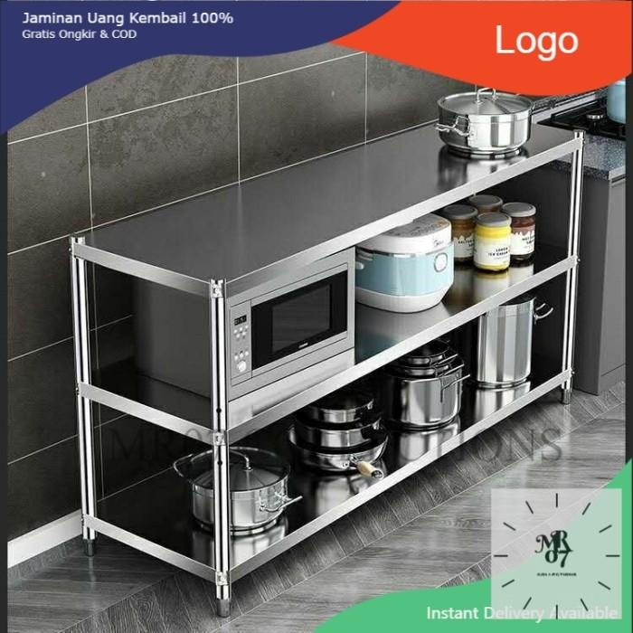 Terlariss Rak Dapur Serbaguna/Kitchen Set Alumunium/Meja Kitchen Stainless