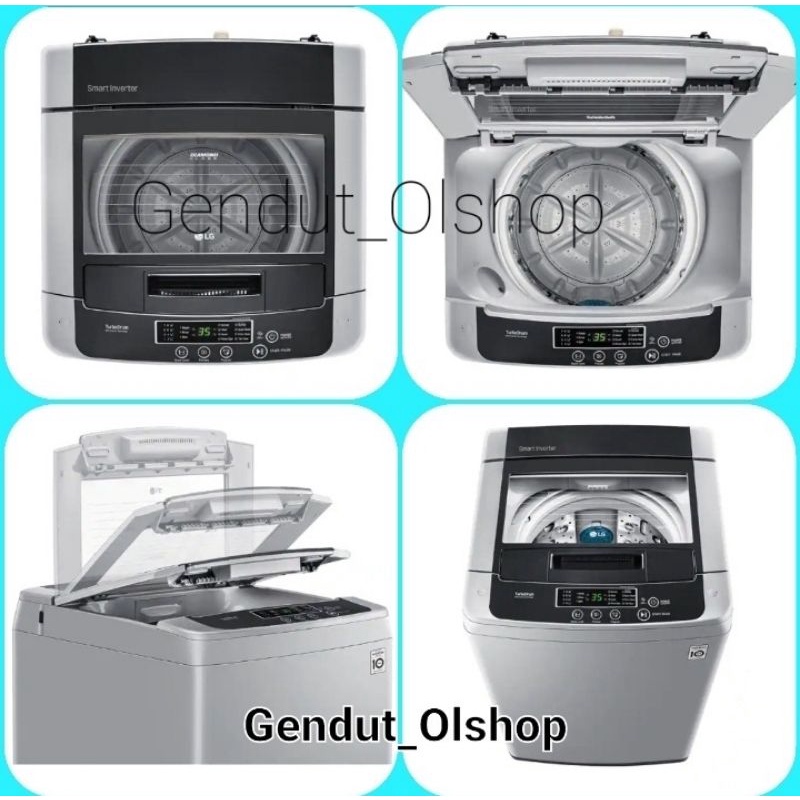 (Khusus Wilayah Kota Palembang) Mesin Cuci 1tabung (7,5KG) LG/Mesin Cuci Top Loading LG T2175VSPCK, 