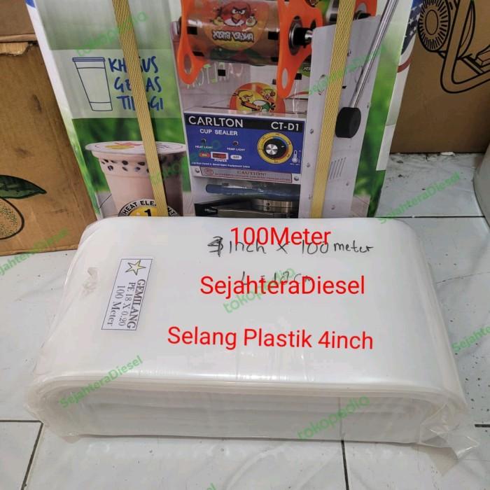 Terlariss Selang Plastik 4 Inch( 100Meter )Pompa Air Sawah Irigasi/Selang Buang