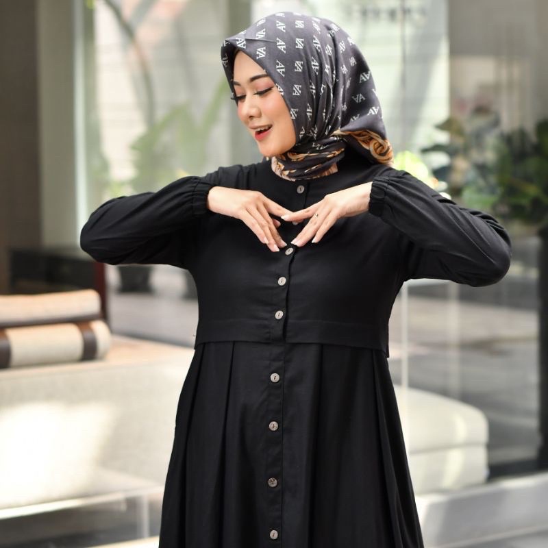 GAMIS POLOS BAHAN TOYOBO. GAMIS REMAJA POLOS. GAMIS polos FULL KANCING