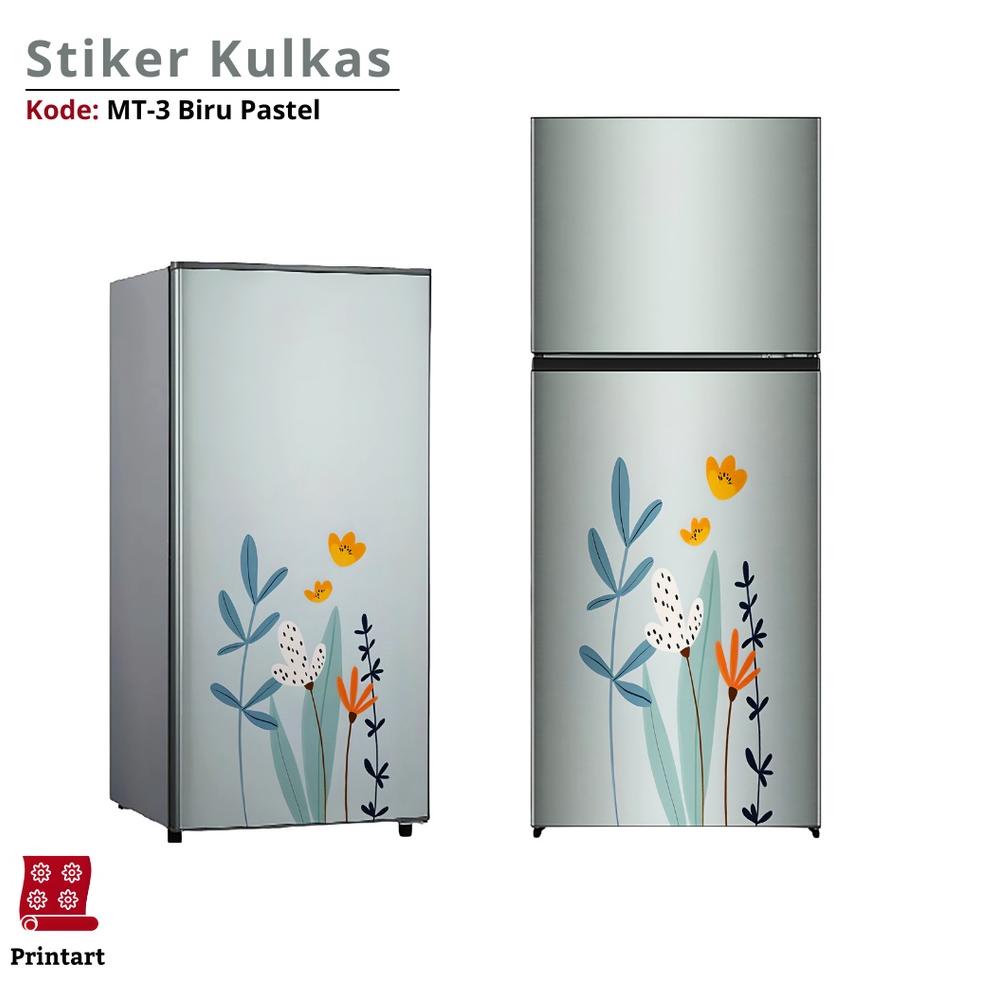 Raih Diskon Hari Ini [Bonus Mini Gold] Stiker kulkas 1 pintu dan Stiker Kulkas 2 pintu Minimalis Kod