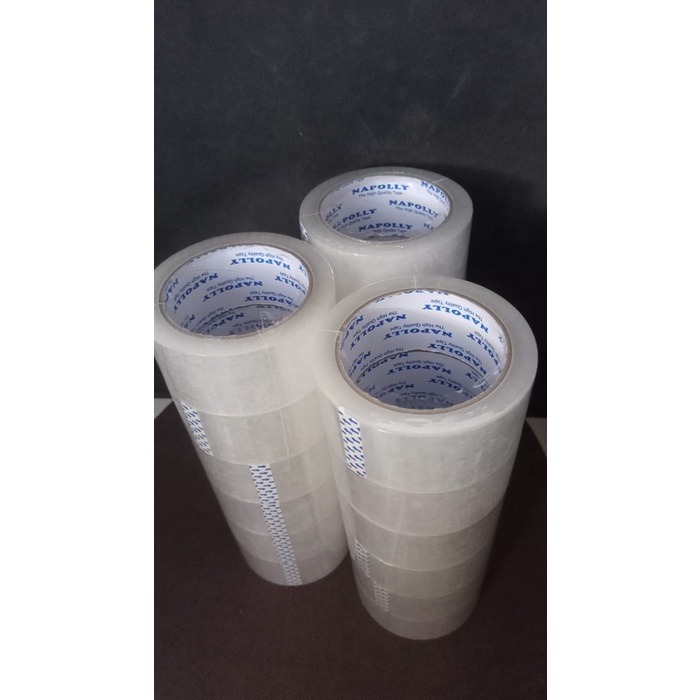 

HOT PROMO Napolly LAKBAN BENING /COKLAT 45mm X100meter harga per slot(6pcs)