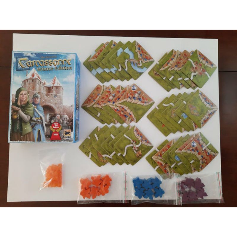 CARCASSONNE WINTER EDITION BOARD GAME