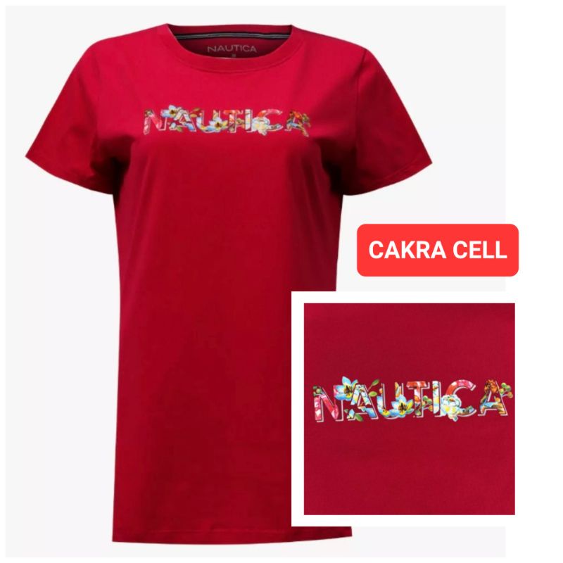 Baju Kaos T-Shirt Wanita Cewek NAUTICA Original Sale