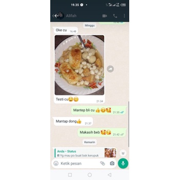 

Baso aci home made