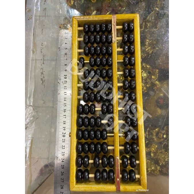 Sempoa kayu/ papan sempoa/ wooden abacus/ alat hitung sempoa 13 tiang