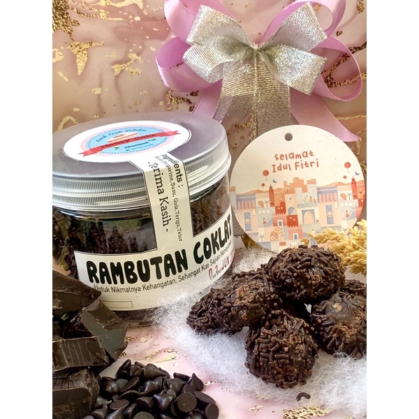 

KUE KERING RAMBUTAN COKLAT