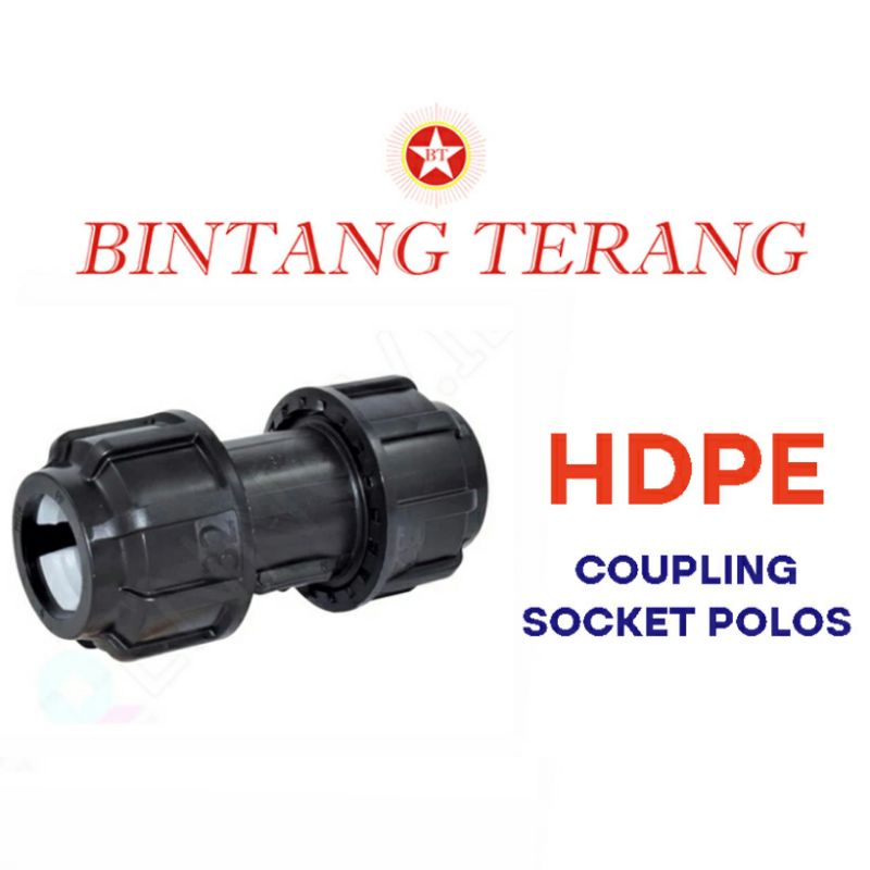 Sock HDPE 1 inch 32 mm / Coupling HDPE / Sok HDPE 1"