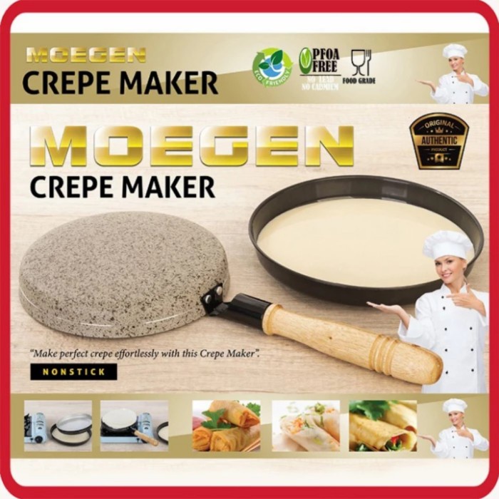 Terlaris Mogen - Crepes Maker Alat Pembuat Crepes/Kulit Lumpia/Risoles