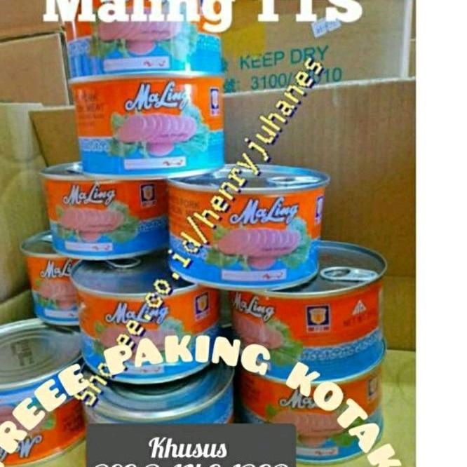

ShareNow d2D7p397 MALING TTS CANNED HAM PORK LUNCHEON MEAT / maling babi / daging babi kaleng ukuran kaleng besar
