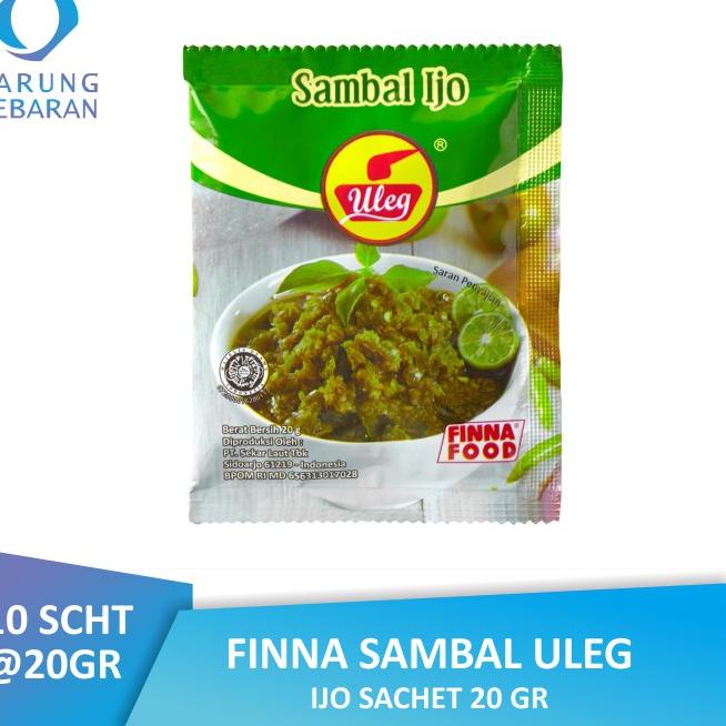 

Hanya untuk anda C7o2NFinna Sambal Uleg Ijo Sachet (10 x 20gr)